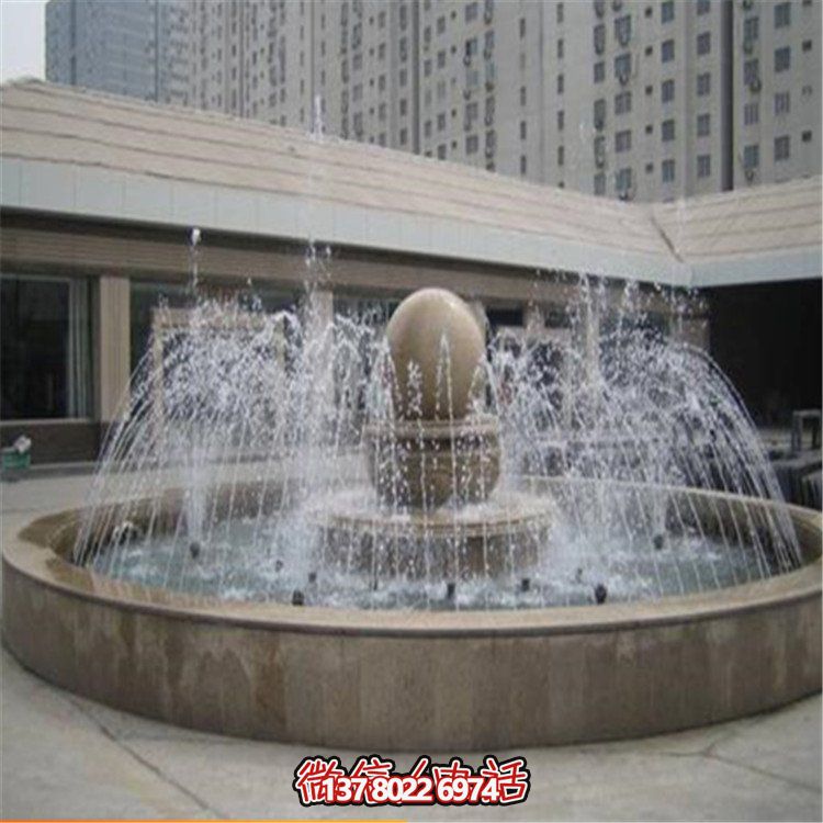 精美中式風(fēng)水球園林雕塑，提升小區(qū)公園噴泉擺放風(fēng)水氣質(zhì)