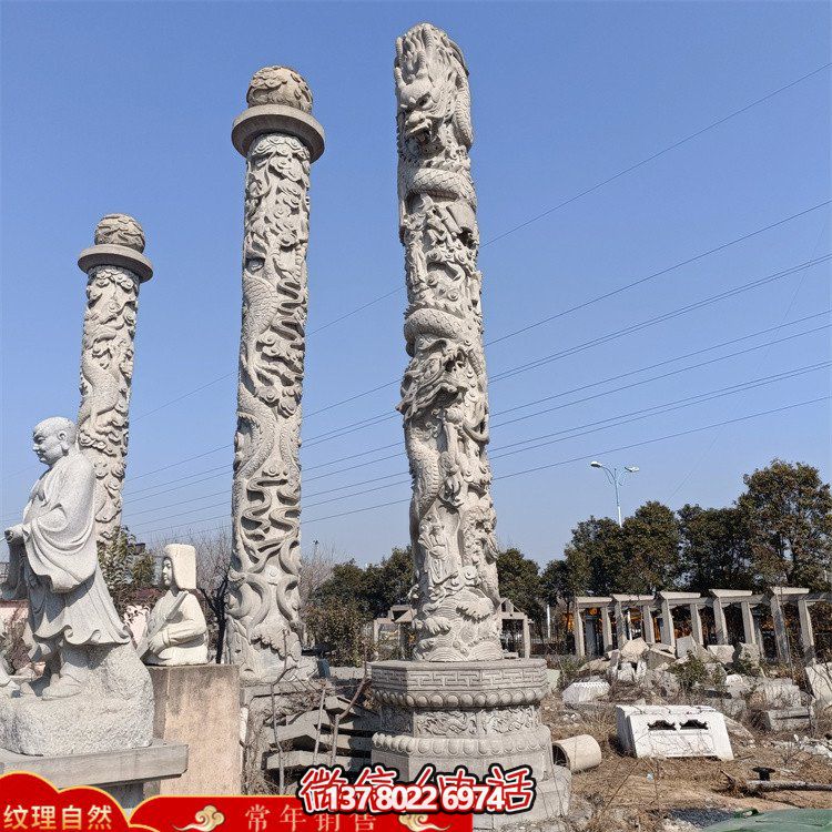 精美石雕文化庭院，欣賞絢麗景觀