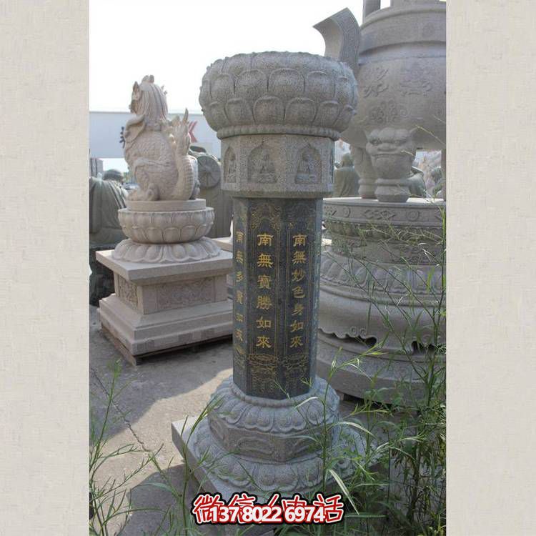 精美大理石浮雕石柱，點綴你的寺廟