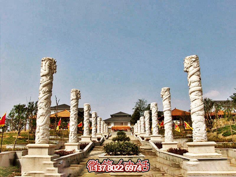 傳統(tǒng)工藝石雕龍柱，傳承古老文化