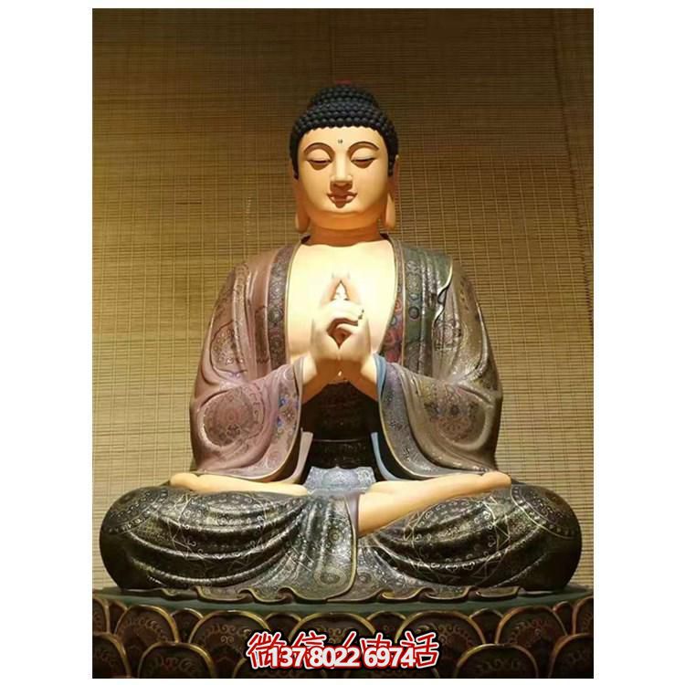 玻璃鋼如來(lái)佛祖供奉菩薩景觀