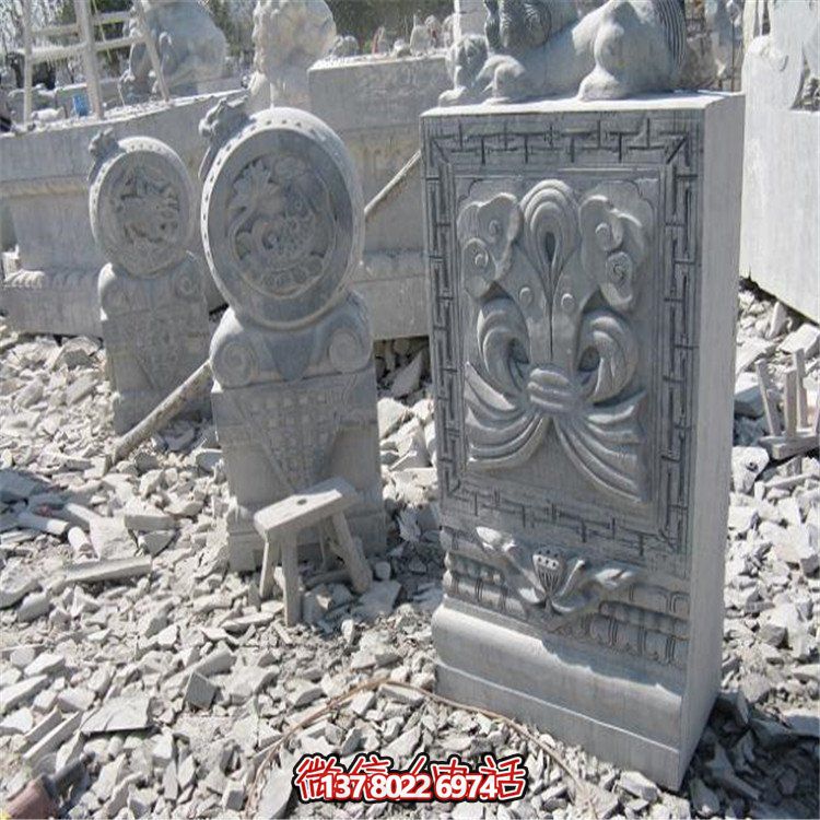 美麗的大理石抱鼓石雕塑，為你的園林景觀增添無限魅力