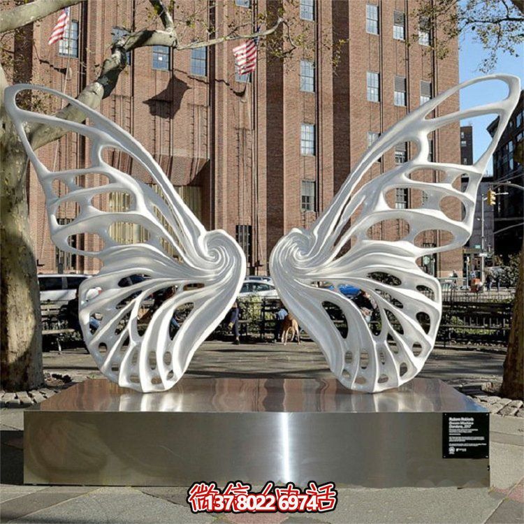精致的不銹鋼景觀蝴蝶擺件，裝點你的別墅小區(qū)