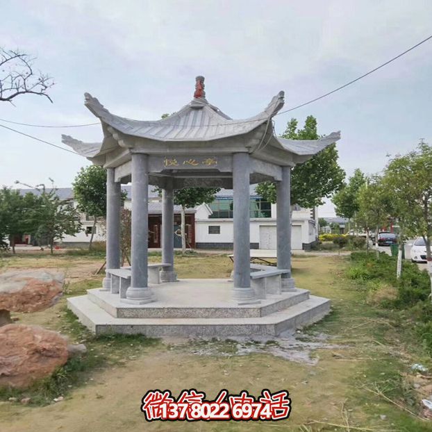 舒適涼亭休息座椅，最適合鄉(xiāng)村戶外休閑