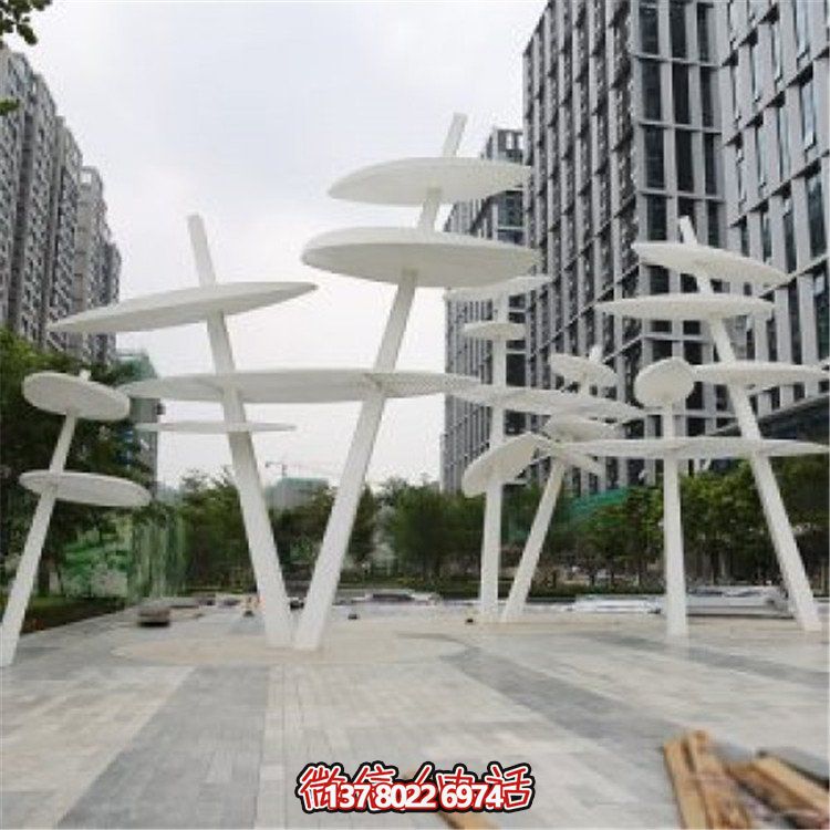 不銹鋼大型樹葉雕塑，為你的戶外景觀創(chuàng)造獨特的創(chuàng)意