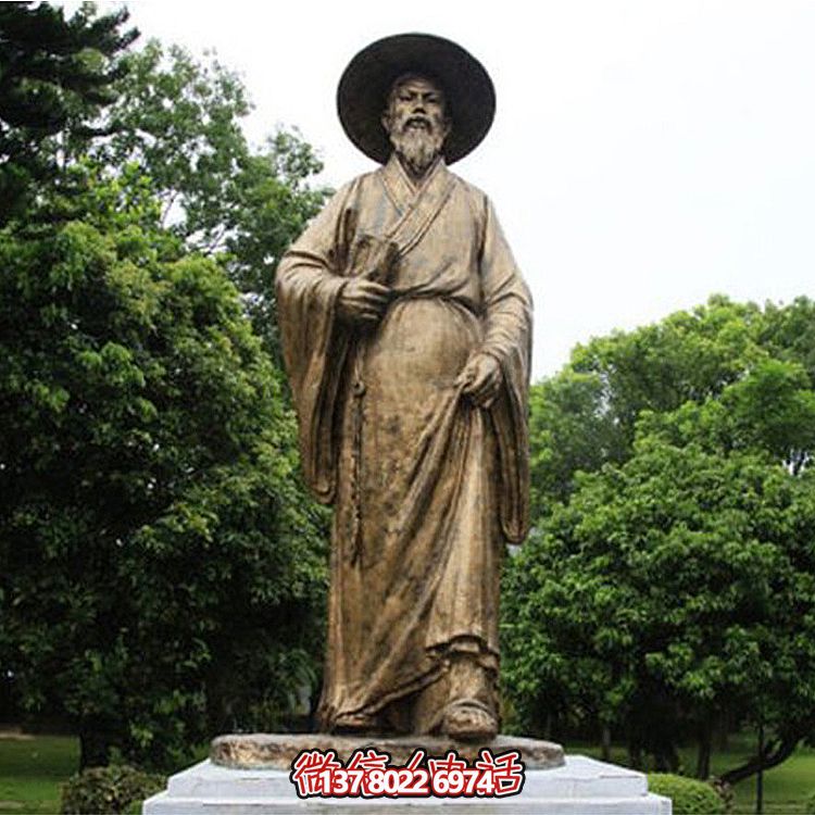 蘇軾銅雕像，贈(zèng)送中國(guó)歷史文化之精髓