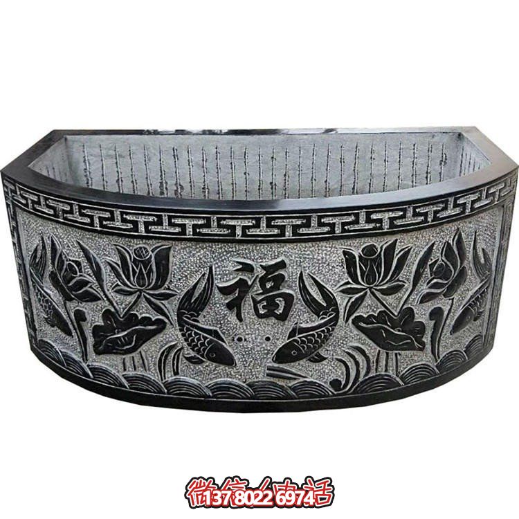 藝術精美的石雕擺件，點綴美麗庭院