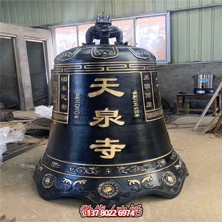 天泉青銅掛鐘雕塑傳承古老文化，鑄就精美藝術(shù)品