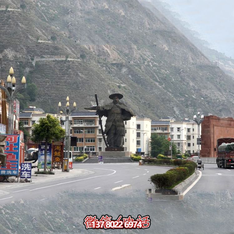 上古大禹雕像，記錄歷史名人傳奇