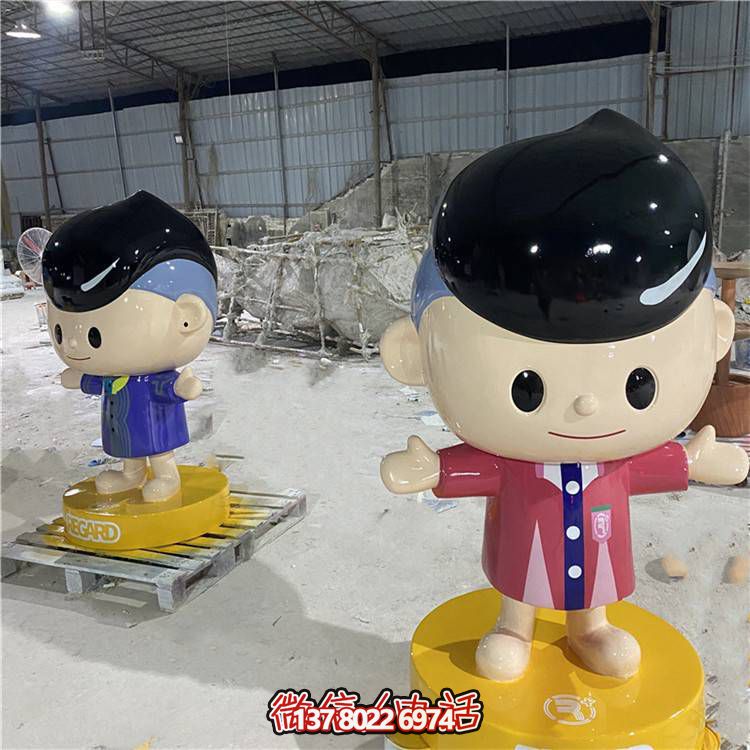 可愛(ài)彩繪玻璃鋼擺件，引領(lǐng)家居新潮流