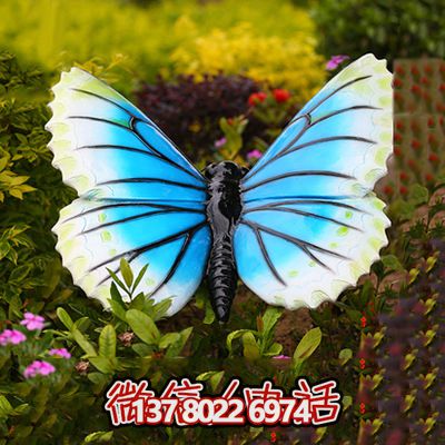 彩繪雕塑，點(diǎn)綴廣場(chǎng)，讓蝴蝶飛舞