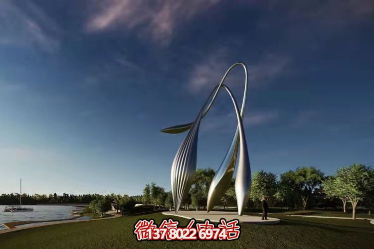 不銹鋼大型象征性雕塑戶外廣場(chǎng)擺件小品
