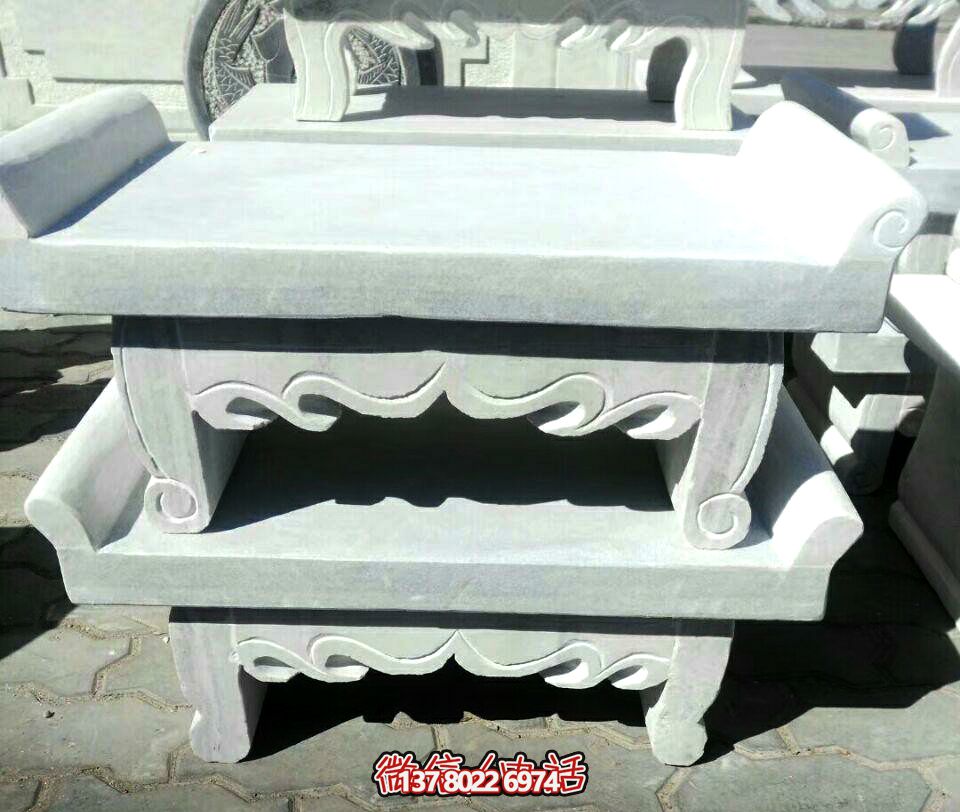漢白玉佛像供桌，裝點(diǎn)景區(qū)寺院