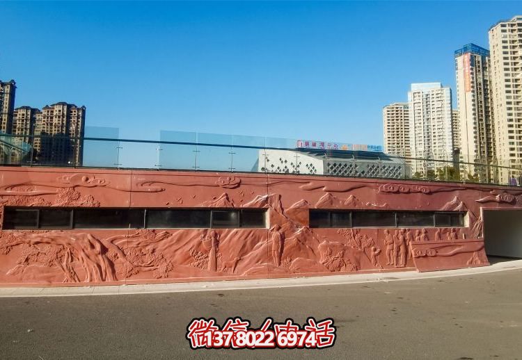 絢麗藝術(shù)空間，創(chuàng)意戶外浮雕銅雕影壁壁畫雕塑