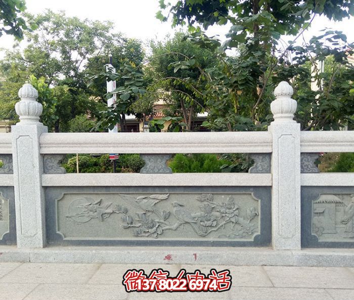 精美石欄系列，搭配園林花園，提升圍欄美感