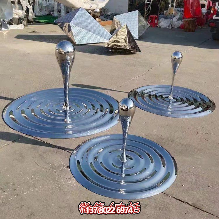 不銹鋼景觀(guān)波紋滴水鋼水別墅會(huì)所