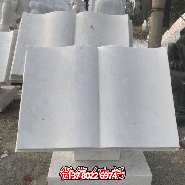 精美的大理石石雕雕塑——點(diǎn)綴園林校園，美化書籍之美