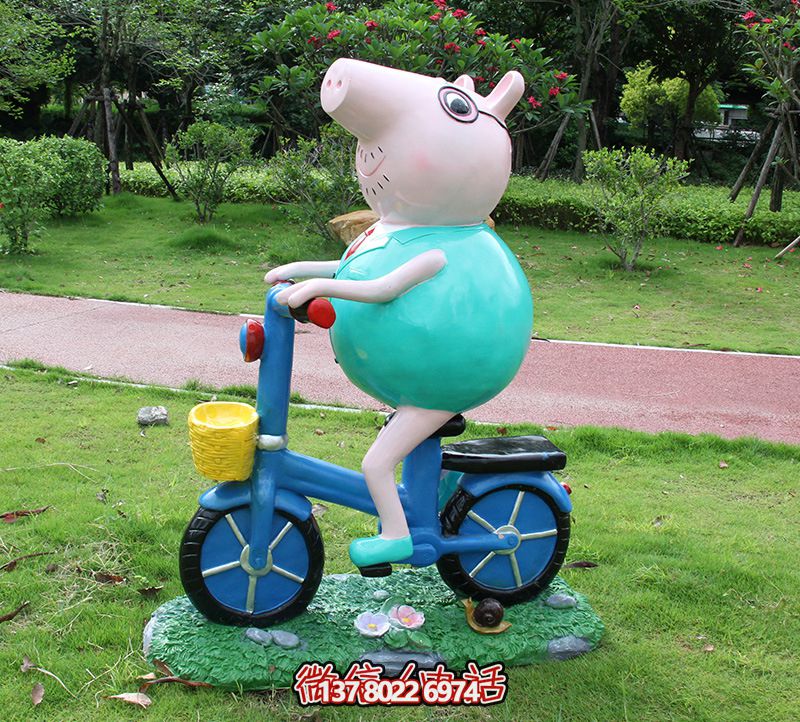 玻璃鋼雕塑裝置，點(diǎn)綴公園景觀