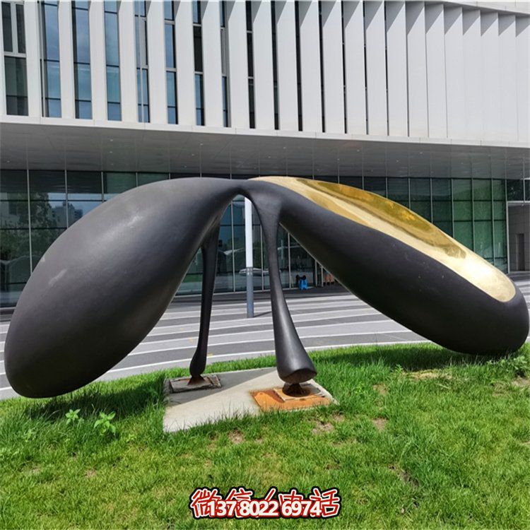 抽象不銹鋼景觀(guān)擺件，為你的廣場(chǎng)和公司添上創(chuàng)意色彩