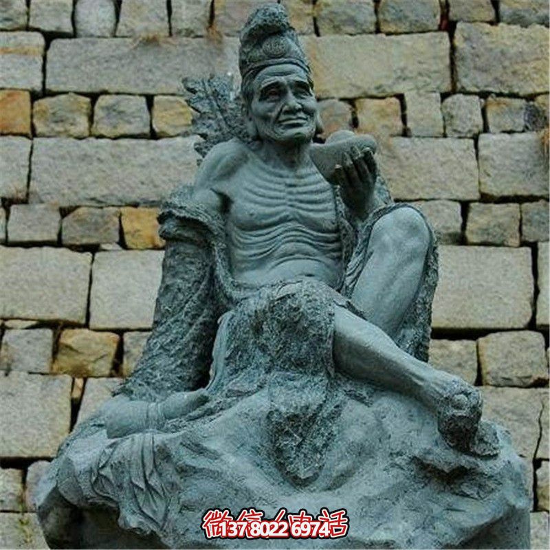 景區(qū)濟(jì)公石雕雕塑，帶你感受大自然的魅力