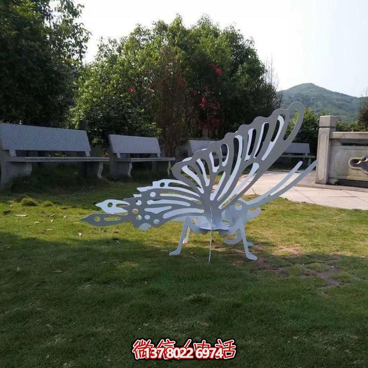 高級(jí)不銹鋼雕塑擺件，讓公園更加美麗