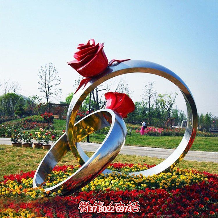 愛(ài)情主題不銹鋼戒指