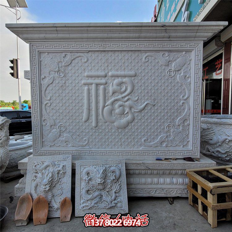 融合傳統(tǒng)文化，唯美經(jīng)典雕塑—中式影壁