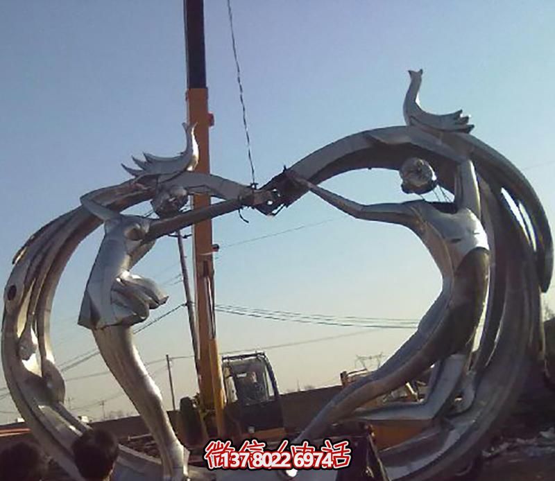 愛(ài)心抽象雕塑讓你的愛(ài)情永恒 愛(ài)心抽象雕塑讓你的愛(ài)情永恒