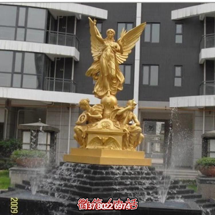 大型戶外噴泉擺件，打造美麗綠意水景景觀