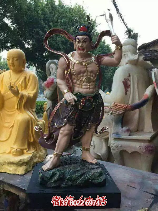 玻璃鋼八大金剛雕塑，護(hù)法神圣的守護(hù)