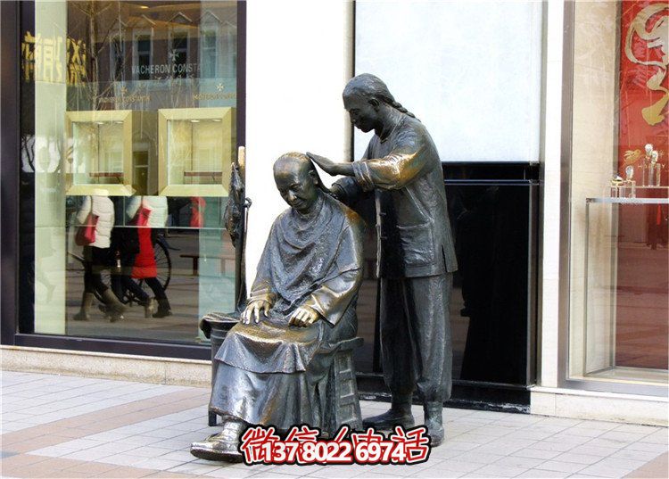 鑄銅雕塑園林景觀，讓你步行街上賞心悅目