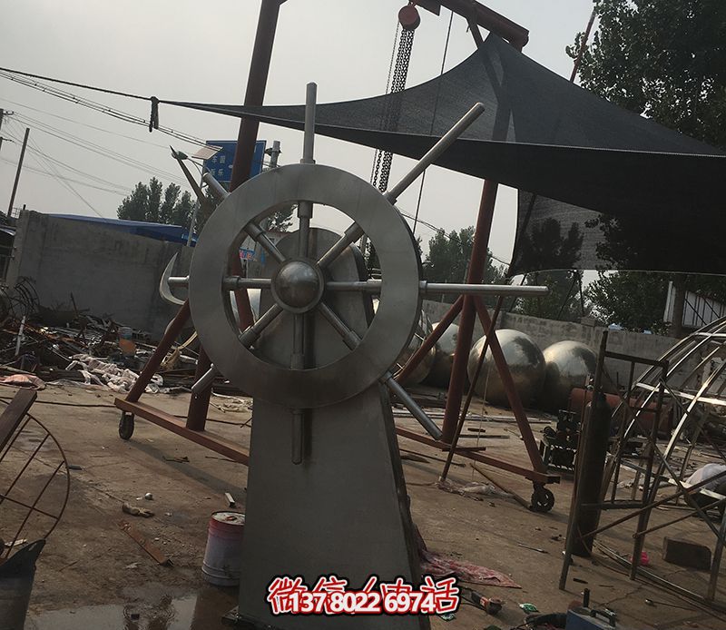 騰飛不銹鋼雕塑船舵,點(diǎn)綴室內(nèi)飯店 騰飛不銹鋼雕塑船舵,點(diǎn)綴室內(nèi)飯店