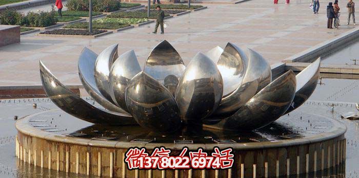 室外不銹鋼噴泉雕塑，讓廣場(chǎng)與公園更加美麗