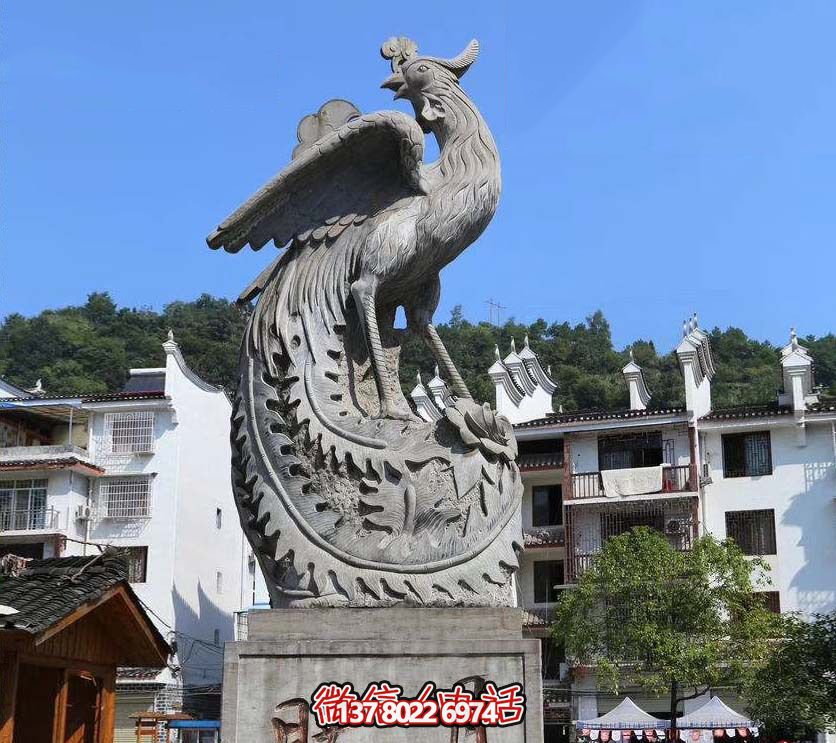 鳳凰雕塑，給公園帶來(lái)靈動(dòng)之美
