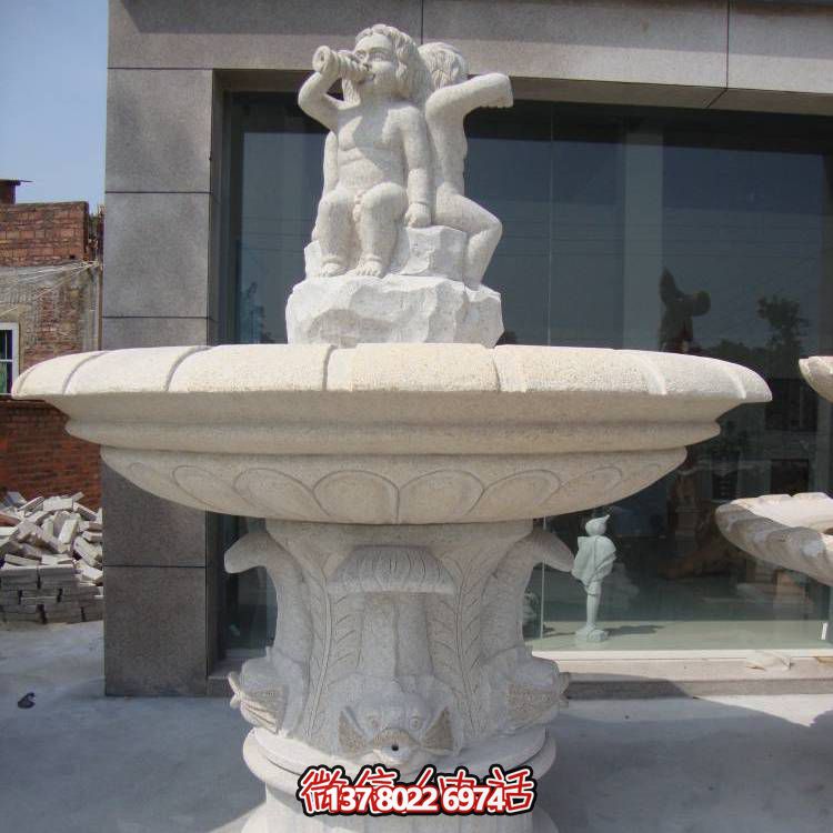 精致浪漫，歐式混搭噴泉景觀裝飾