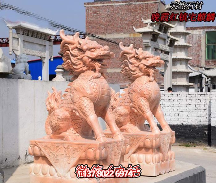 仿古神麒麟石雕，點(diǎn)綴您的庭院門(mén)口