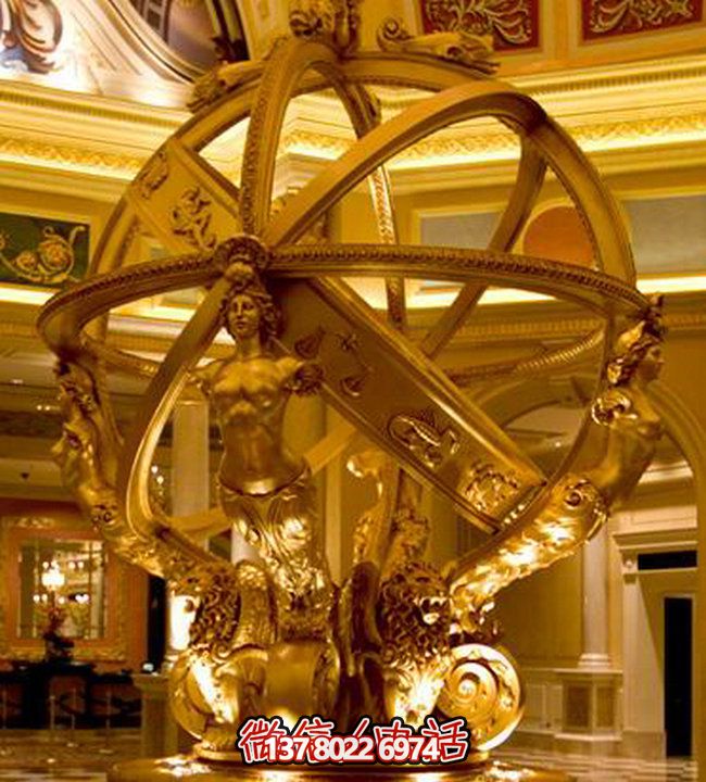 鏤空美人魚雕塑，優(yōu)雅裝點(diǎn)大型商場(chǎng)酒店