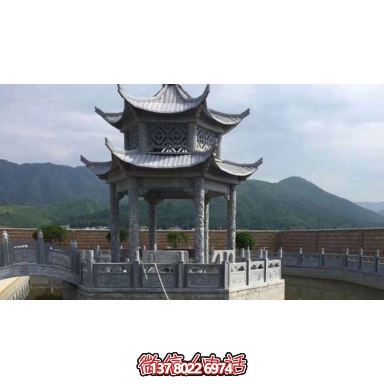 精美大理石雕塑涼亭，把藝術(shù)與實用完美結(jié)合