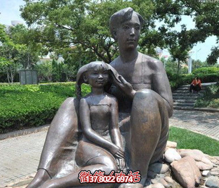 母女情深銅雕塑，傳承傳統(tǒng)文化