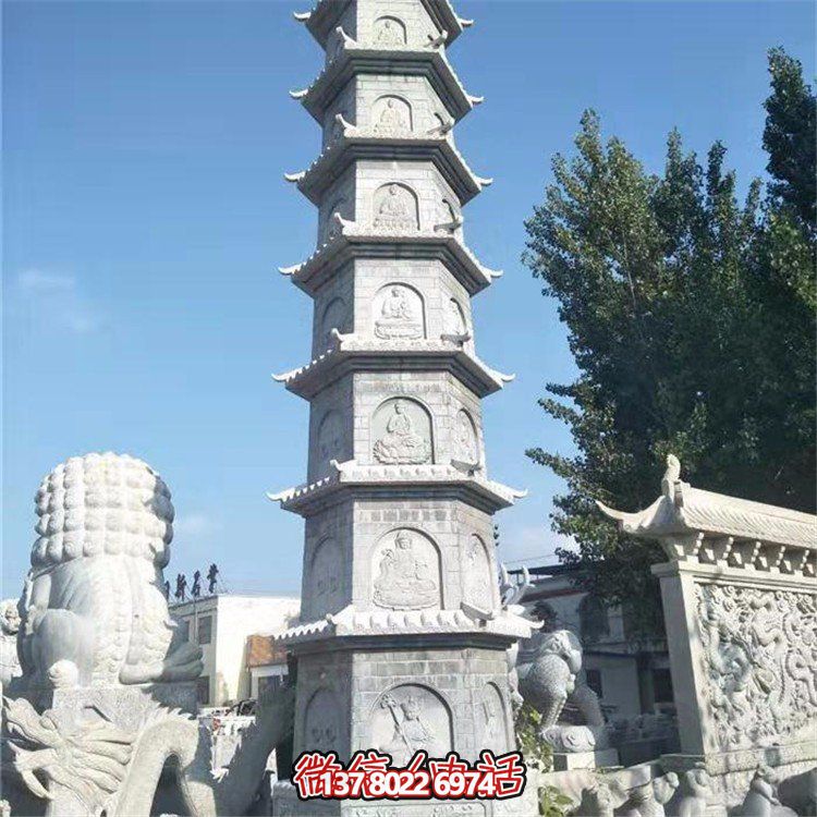 古典佛教雕塑藝術(shù)——精美青石舍利塔、石塔寺、佛塔