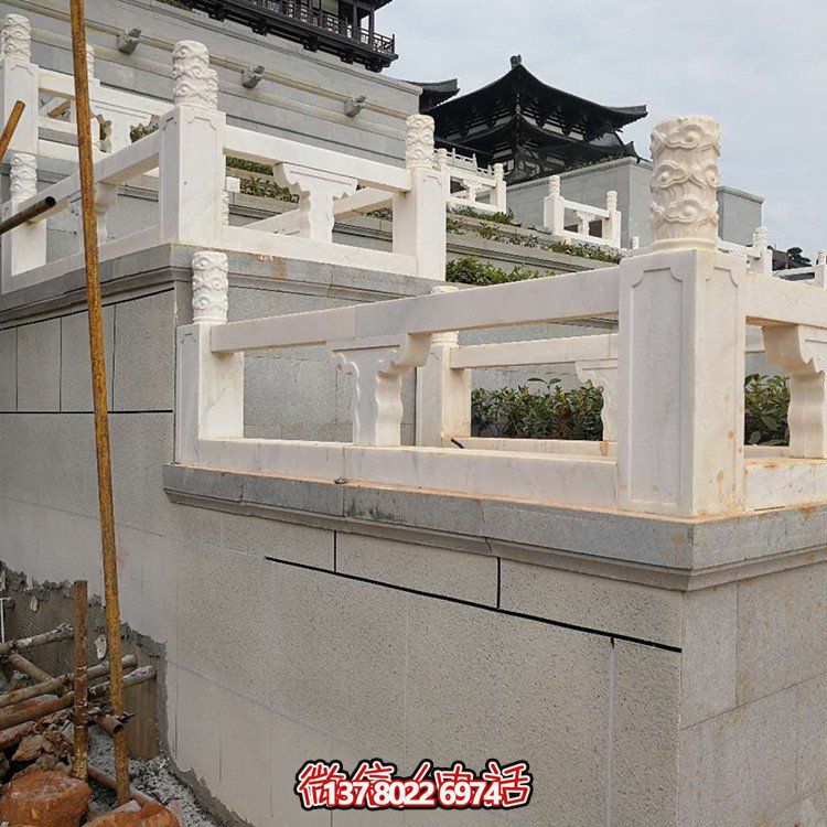 精美大理石石雕欄桿欄板，點(diǎn)綴您的景區(qū)別墅