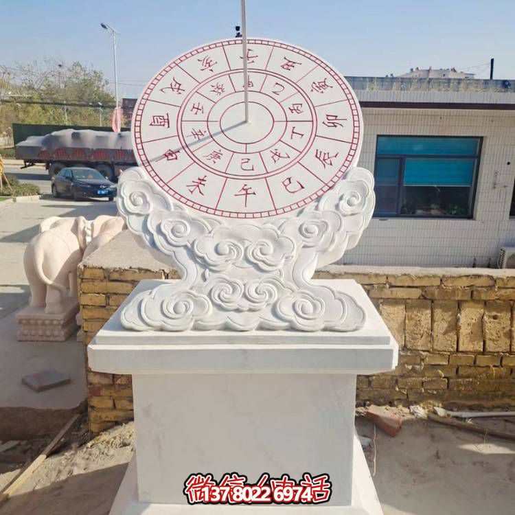 古典石雕計(jì)時(shí)器擺件，傳承校園文化