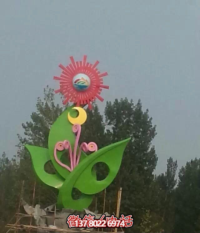 不銹鋼藝術(shù)雕塑，為景觀公園添彩