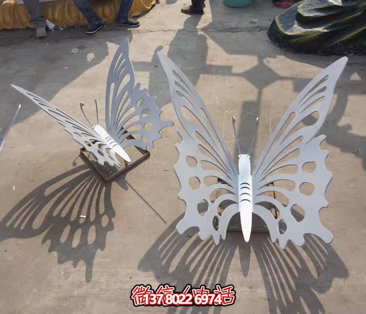 景區(qū)不銹鋼抽象蝴蝶雕塑 景區(qū)不銹鋼抽象蝴蝶雕塑