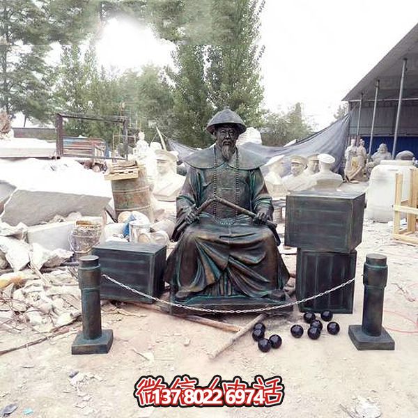 園林景觀玻璃鋼仿銅做舊林則徐銷(xiāo)煙情景小品擺件雕塑 園林景觀玻璃鋼仿銅做舊林則徐銷(xiāo)煙情景小品擺件雕塑