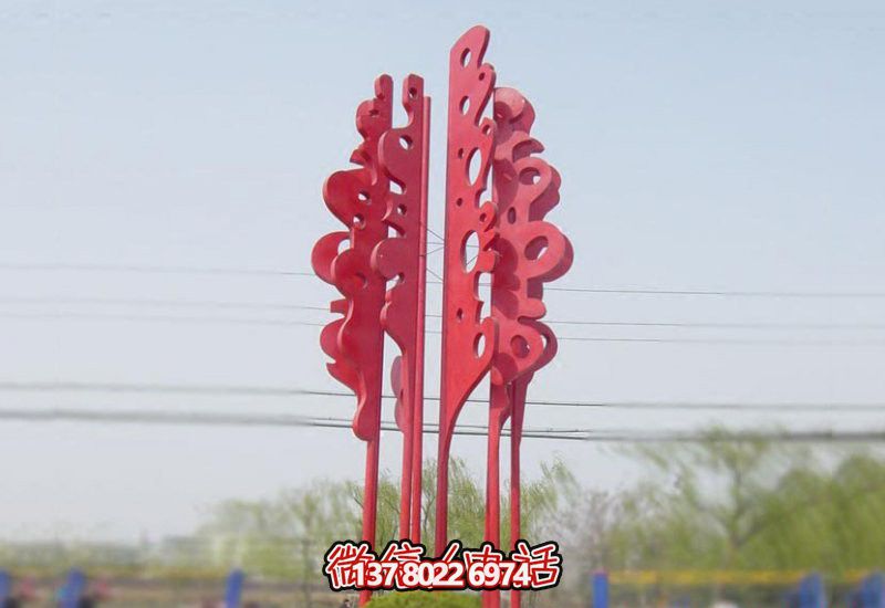 園林公園抽象不銹鋼樹(shù)雕塑 園林公園抽象不銹鋼樹(shù)雕塑