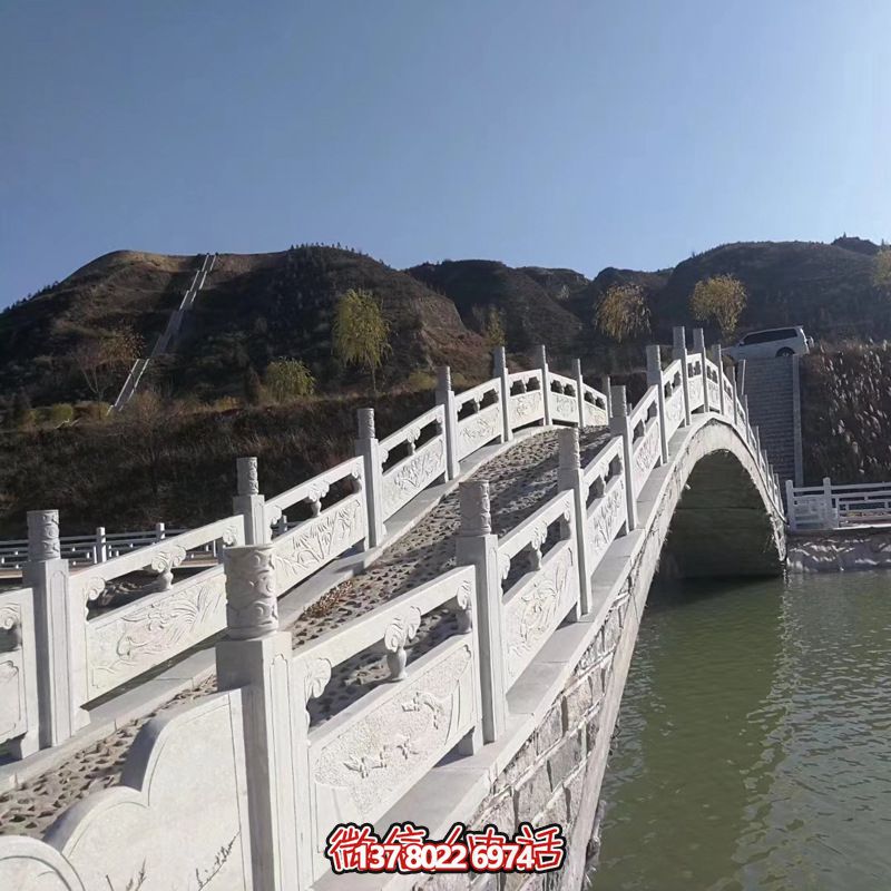 景區(qū)漢白玉石拱橋鏤空欄桿雕塑 景區(qū)漢白玉石拱橋鏤空欄桿雕塑