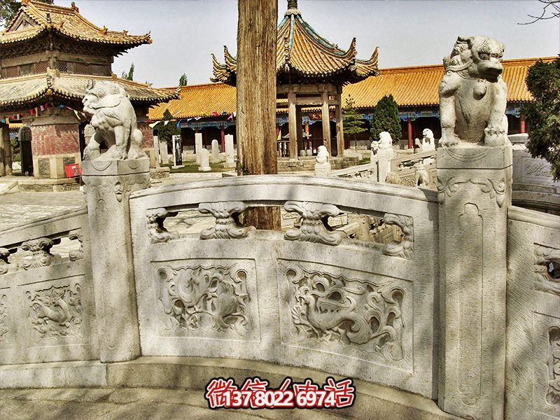 景區(qū)寺院河道大理石浮雕欄桿欄板 景區(qū)寺院河道大理石浮雕欄桿欄板