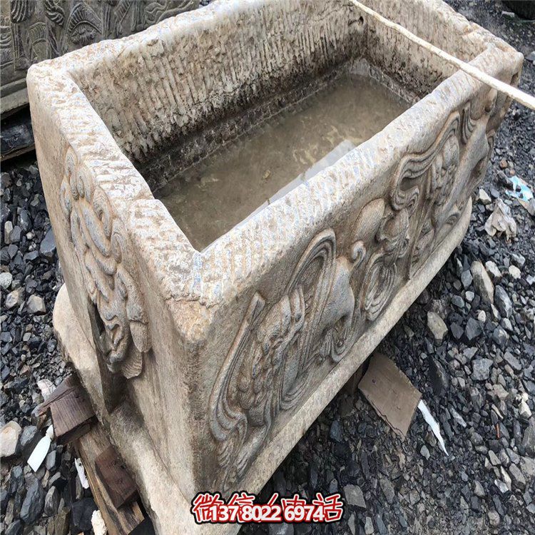 老石槽，漢白玉仿古石槽