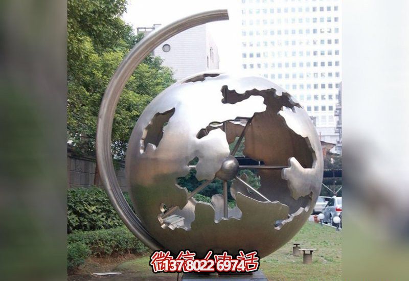 公園廣場(chǎng)創(chuàng)意抽象藝術(shù)鏡面不銹鋼地球儀雕塑 公園廣場(chǎng)創(chuàng)意抽象藝術(shù)鏡面不銹鋼地球儀雕塑
